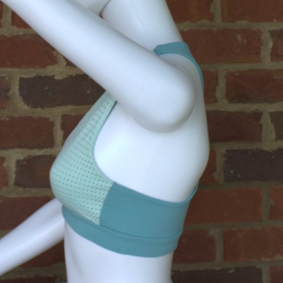 Aerie Chill. Play. Move. Teal Racerback Sports Bra | Size S | Good Condition - Picture 5 of 13